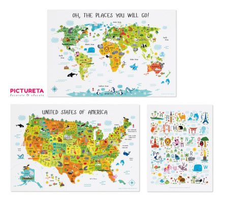 pictureta bilingual world maps | Miss Panda Chinese Gift Guide