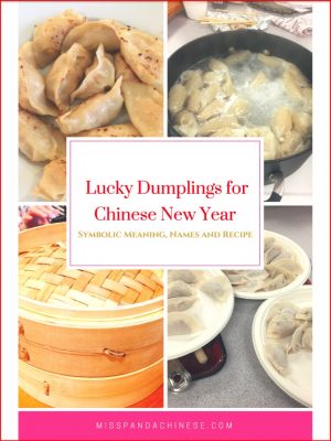 Chinese New Year Lucky Dumplings | Miss Panda Chinese