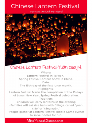 Chiense Lantern Festival | Miss Panda Chinese