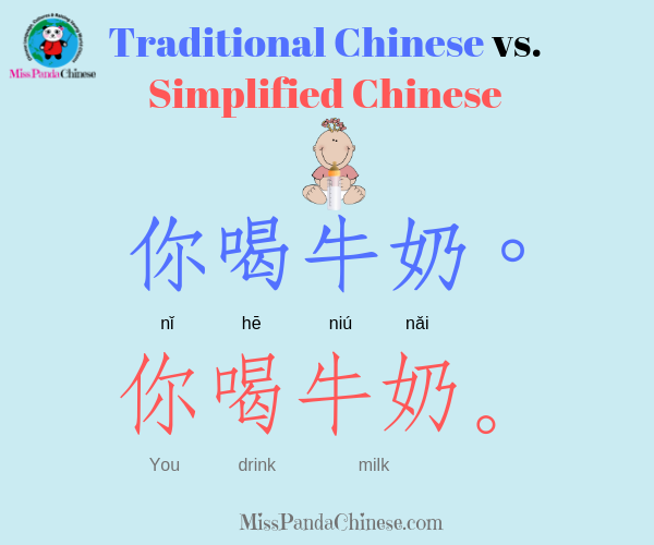 traditional Chinese or simplifed Chinese | misspandachinese.com