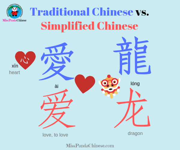 traditional Chinese or simplified Chinese | misspandachinese.com