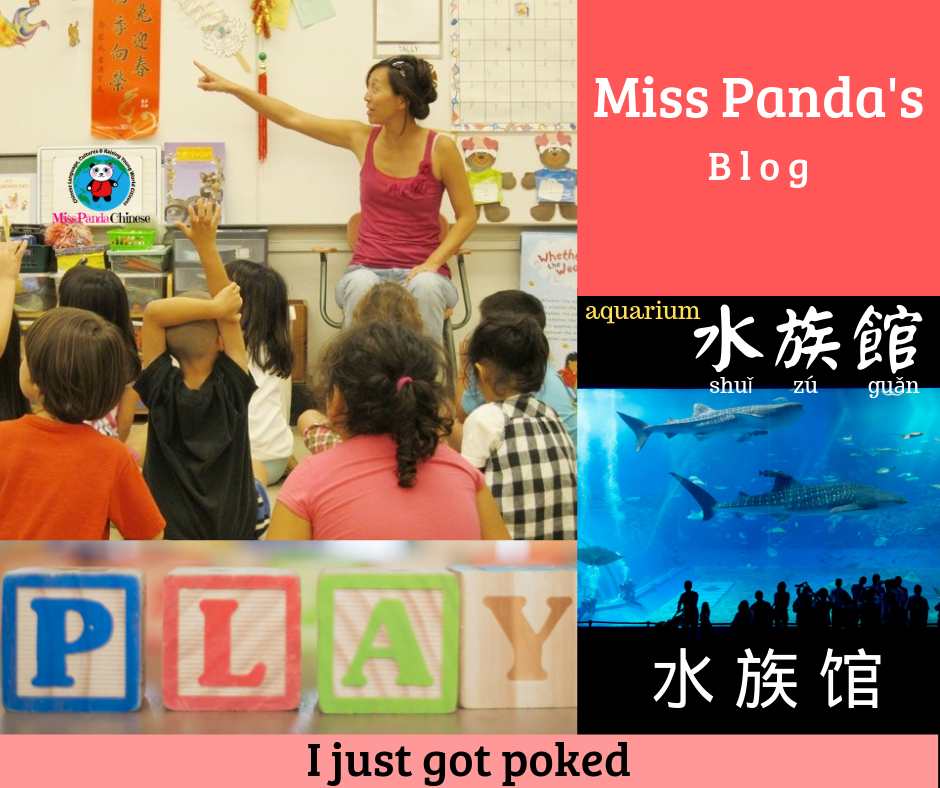 Who got poked aquarium teach kids chinese | Miss Panda Chinese
