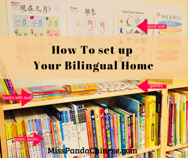 Teach Children Chinese How To Set Up A Bilingual Home | Miss Panda Chinese