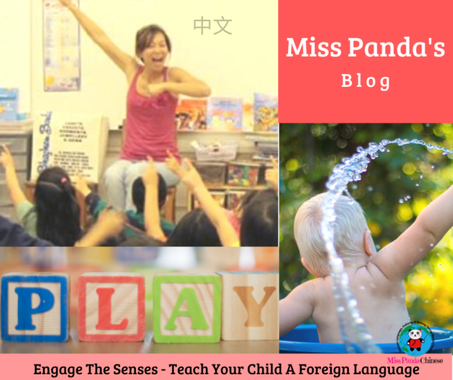 engage the senses - teach your child a foreign language | misspandachinese.com