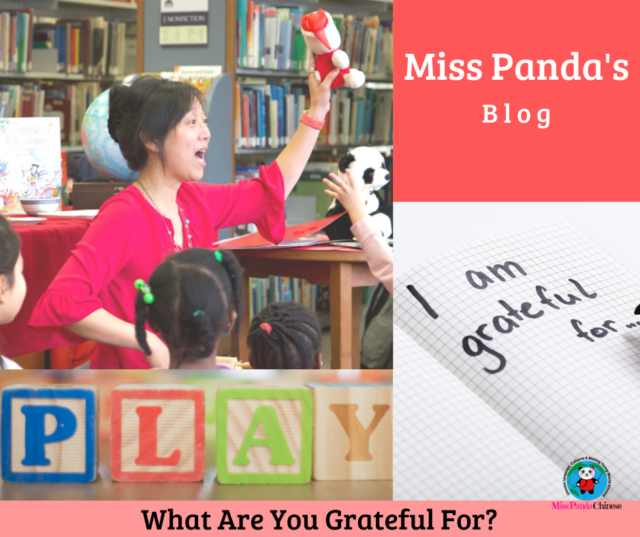 What are you grateful for | thanksgiving Mandarin | MissPandaChinese.com