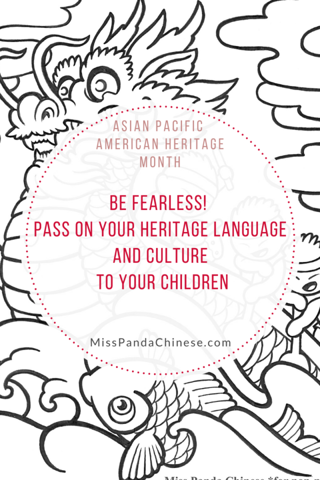 Heritage Language and Culture | Asian Pacific American Authors and Illustrators | Miss Panda Chinese | misspandachinese.com